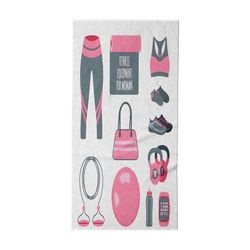 حوله ورزشی مدل Gym girl towel کد 511