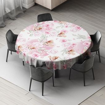 رومیزی مدل دایره ای گلریز D-009*384