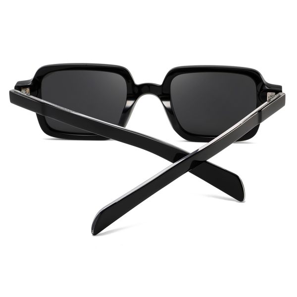 عینک آفتابی مستطیلی آلبرت وگ مدل S32130C1 Acetate Avantgarde Visionary