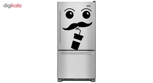 استیکر یخچال صالسو آرت طرح mustache drink az