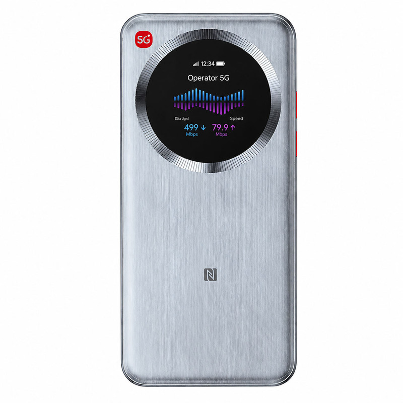 مودم 4G LTE قابل حمل نزتک مدل NZT-77CT با باتری 2100 میلی‌آمپر، پشتیبانی از 10 کاربر همزمان، آنتن داخلی، پورت USB Type-C و شیار