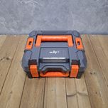 دریل چکشی شارژی براشلس سه نظام 10 میلی متری 16/8 ولت مکث اچ ام تی مدل 16.8V Li_ionمجوعه 5 عددی