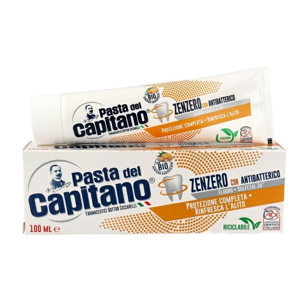 خمیر دندان پاستا دل کاپیتانو مدل زنجبیل حجم 100 میلی لیتر