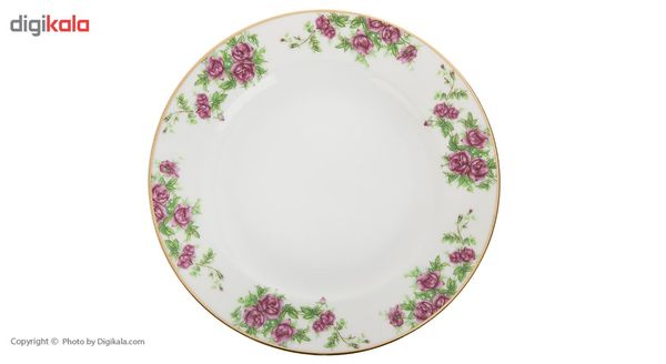 سرویس غذاخوری 102 پارچه چینی زرین ایران سری ایتالیا اف مدل Bidgol درجه یک