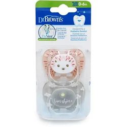 پستانک 6-0 ارتودنسی دکتر براونز طرح Sunshine بسته دو عددی