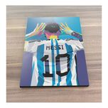 تابلو شاسی گوفی مدل لیونل مسی بازیکن فوتبال تیم آرژانتین طرح Lionel Messi Football Player کد RGNT10