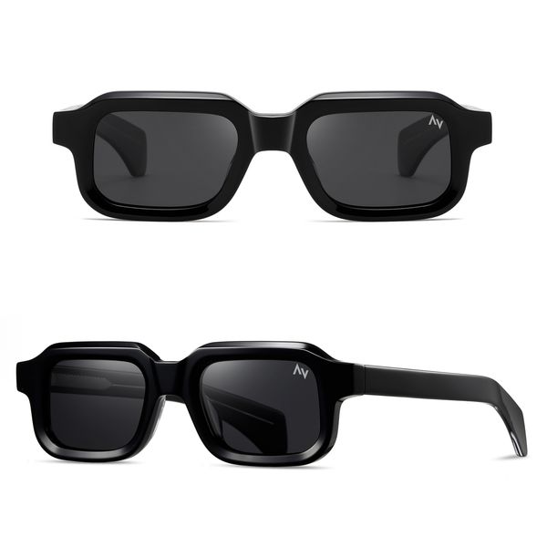 عینک آفتابی مستطیلی آلبرت وگ مدل S32132C1 Acetate Avantgarde Visionary
