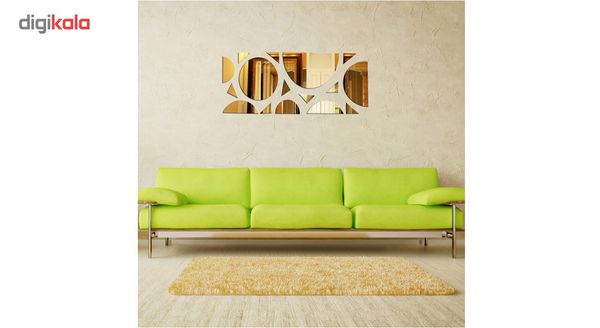 آینه پلکسی گلس دکووال مدل A34 شانزده تکه