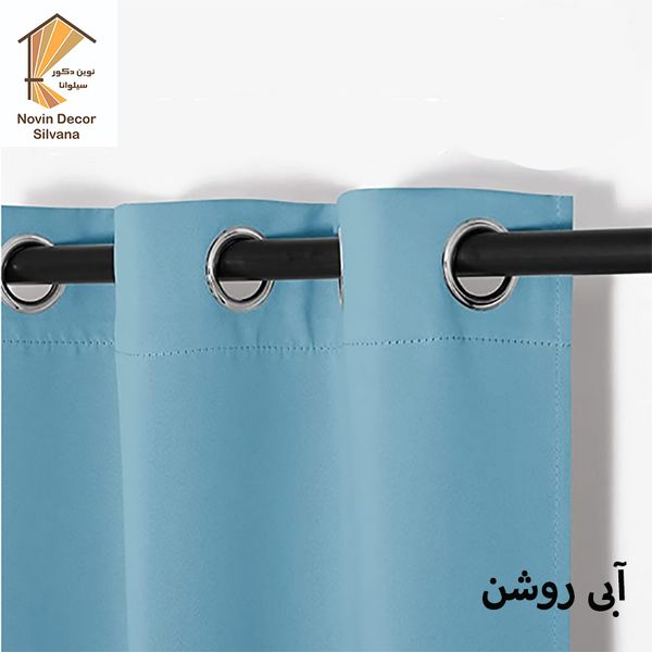 پرده نوین دکور سیلوانا مدل کتان 28 سایز 280 × 140 سانتی متر 