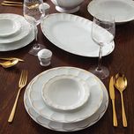 سرویس غذاخوری 103 پارچه چینی زرین ایران سری نئوکلاسیک مدل نارسیس درجه یک