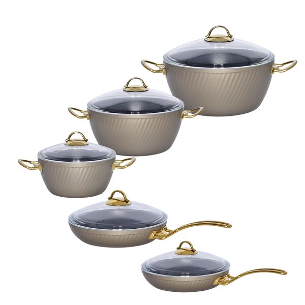 سرویس پخت و پز 10 پارچه ام جی اس مدل فورج ساده