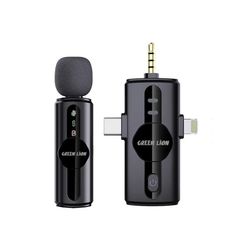 میکروفن بی سیم گرین لاین مدل GM-79X با درگاه اتصال USB-C/لایتنینگ/AUX