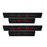 برچسب پارکابی خودرو سولگی مدل کربن کد J012 مناسب برای جک اس 3 بسته 4 عددی