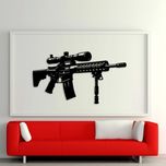 استیکر مدل m4 gun01