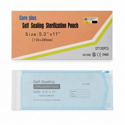 پاکت استریل اتوکلاو مدل Care Plus سایز 13*28 بسته 200 عددی