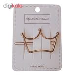 گیره مو طرح تاج کد AR09