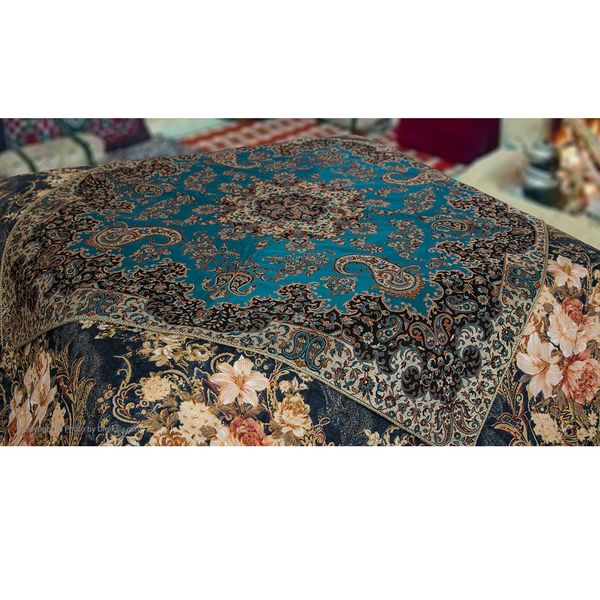 لحاف کرسی خانه سبز اسماعیلی مدل یلدا سایز 400x400 سانتی متر