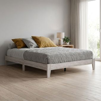 تخت‌خواب ملامینه دو نفره هیراد مدل Z127 سایز 165 × 207 سانتی‌متر