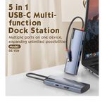 هاب 5 پورت USB-C الدینیو مدل DS-15H
