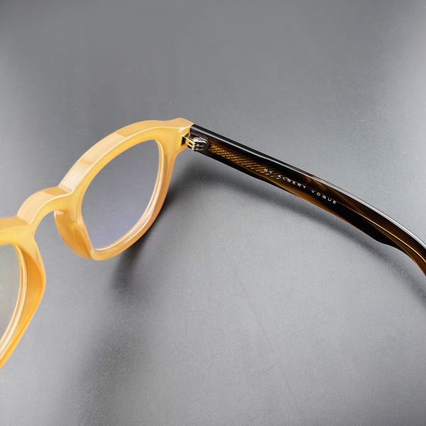 فریم عینک طبی ویفرر آلبرت وگ مدل S31107C3-1 Acetate مناسب برای صورت گرد