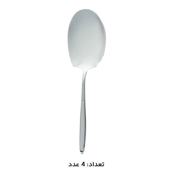 سرویس قاشق، چنگال و کارد استیل 146 پارچه 30 نفره کابان مدل 166