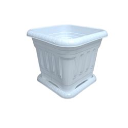 گلدان مدل پلاستیکی مربع  کد 22