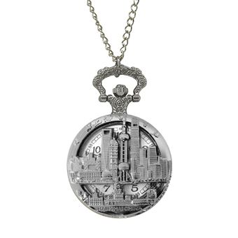 ساعت جیبی عقربه‌ای کوارتز مدل کلاسیک شانگهای کد 2025