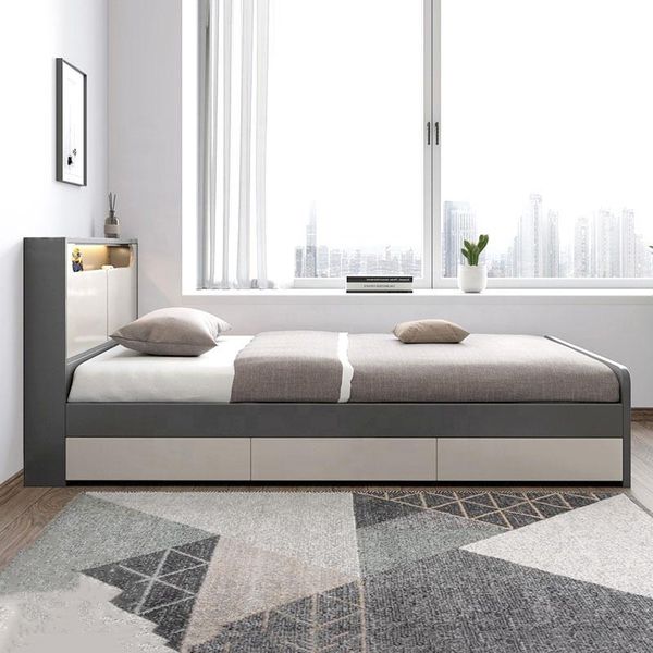 تخت خواب دو نفره مدل لونا سایز 160×200 سانتی متر