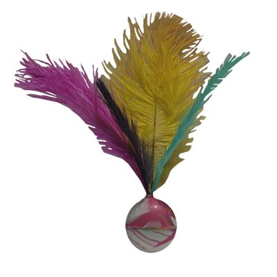 اسباب بازی گربه مدل توپ پر دار