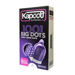 کاندوم 1001 خاردار درشت کاپوت مدل Big Dots