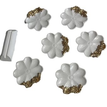 مجموعه ظروف هفت سین شش پارچه طرح گلبرگ