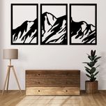 دیوارکوب مدل چوبی کد T57-2 مجموعه دو عددی