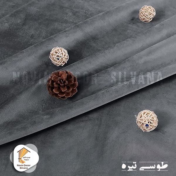 پرده نوین دکور سیلوانا مدل مخمل کالیفرنیا 28 سایز 280 × 140 سانتی متر 