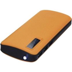 پاور بانک YT 06-10000 MAH بدنه چرمی رنگ همراه با چراغ قوه ال ای دی و نمایشگر