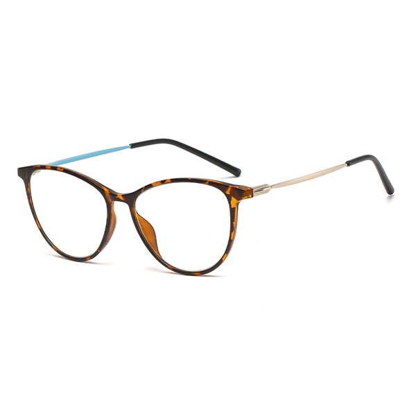 فریم عینک طبی گربه ای مدل TRWS902C393-P81 مناسب برای صورت گرد و بیضی