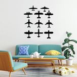 دیوارکوب ماهوت طرح هواپیما مجموعه 11 عددی