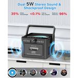 پخشکننده سیدی بومباکس 2025 کاست خور ،پخش کننده موسیقی مدل CD-W16