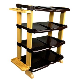 جاکفشی چهار طبقه گسترش پلاستیک مدل پریمیوم 