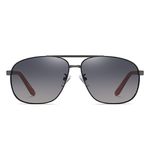 عینک آفتابی خلبانی مردانه آلبرت وگ مدل 6306C21-P127