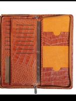 کیف مدارک و دسته چک مچی مردانه چرمی مدل جاستین