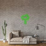 چراغ دیواری ماهوت طرح نئون نخل کد 06