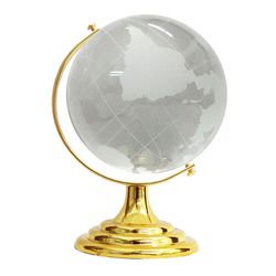 کره زمین کریستال دکوری سایز بزرگ