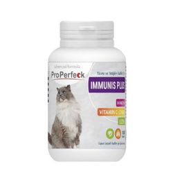 قرص گربه پروپرفک مدل ایمونیس پلاس لیبل دار اورجینال شرکتی بسته 100 عددی