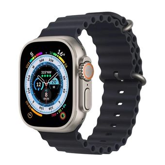 ساعت هوشمند مدل اولترا T1000 دارای قابلیت های قابلیت مکالمه مستقیم، قابلیت مکالمه از طریق بلوتوث، ضد آب بند سیلیکون