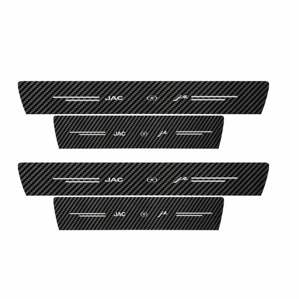 برچسب پارکابی خودرو سولگی مدل کربن کد J43 مناسب برای جک جی 4 بسته 4 عددی