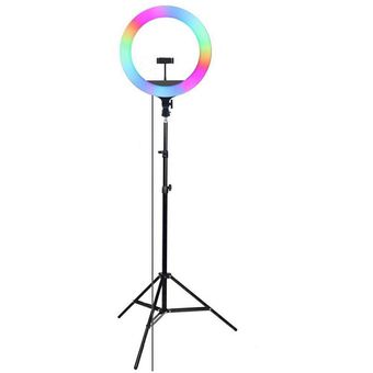 رینگ لایت مدل LJJ-26 RGB-26cm