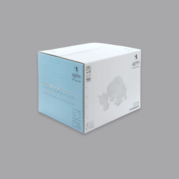 سرویس غذاخوری 108 پارچه 12 نفر چینی زرین ایران مدل وایت رز سری شهرزاد درجه یک