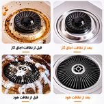 بخار شو 2500 وات 1.2 لیتری مدل چندکاره مخزن دار به همراه 12 عدد سری قابل تعویض