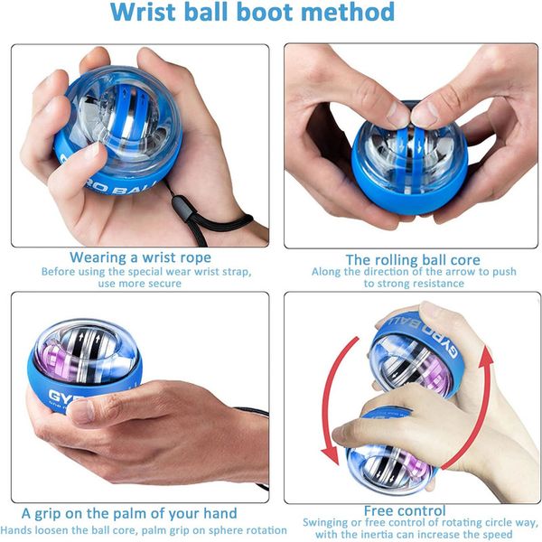 توپ ورزشی ژیروبال مدل تقویت عضلات دست
