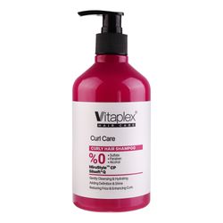 شامپو مو ویتاپلکس مدل CURL CARE مناسب برای موهای فر حجم 500 میلیلیتر